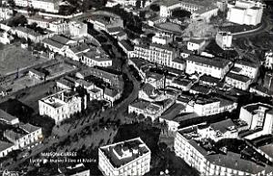 Maison-Carree - Vue aerienne - Lycee de Jeunes Filles et Mairie